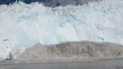 Glacier collapses