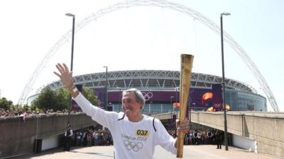 Gordon Banks at Wembley stadium