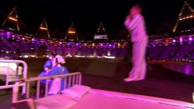 Nurses perform in Olympics opening ceremony