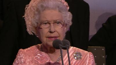 The Queen opens the London 2012 Olympic Games