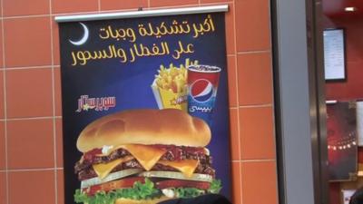 Fast food outlet in Kuwait