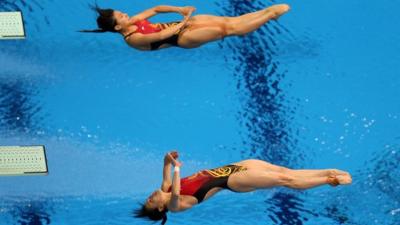 China win diving gold