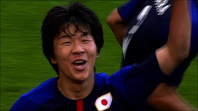 Kensuke Nagai scores for Japan