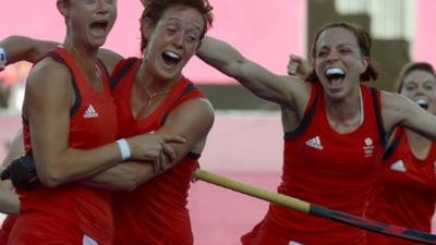 Team GB woman hockey team