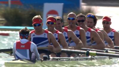 GB men's eight ease into final