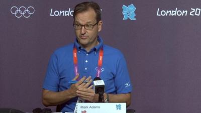 International Olympic Committee communications director Mark Adams