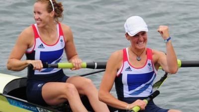 Helen Glover and Heather Stanning