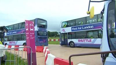 Park-and-Ride site in Weymouth