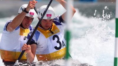 Great Britain's Tim Baille and Etienne Stott