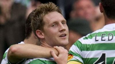 Celtic midfielder Kris Commons