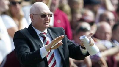 Hearts manager John McGlynn