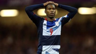 Daniel Sturridge reacts after GB beaten on penalties by South Korea