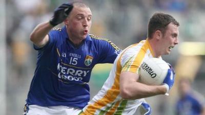 Match action from Kerry against Donegal