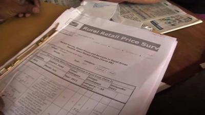 Indian retail prices survey form