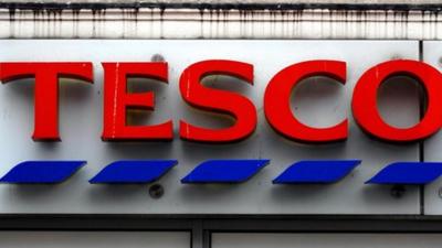 Tesco sign