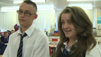 Students receive their Scottish Higher results