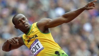 Usain Bolt of Jamaica