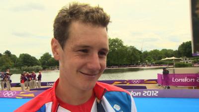 GB's triathlete Alistair Brownlee