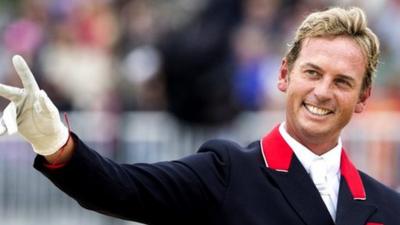 Great Britain team dressage gold medallist Carl Hester