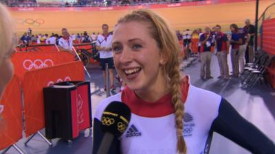 Laura Trott delighted after winning omnium