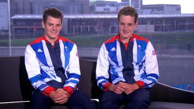 Alistair and Jonny Brownlee