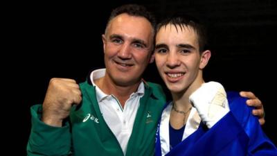 Billy Walsh with Michael Conlan