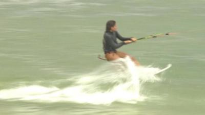 Kitesurfing in Brazil