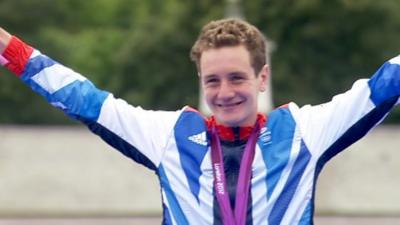 Alistair Brownlee, who earned gold and bronze in the triathlon