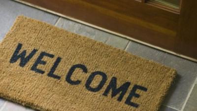 Welcome mat