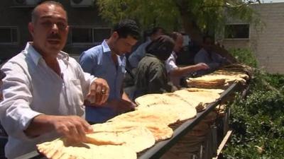 Bread queue