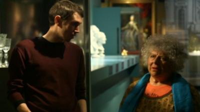 Alastair Sooke and Miriam Margolyes