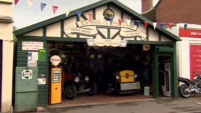 The entire contents of the Exmoor Classic Car museum in Somerset is up for sale