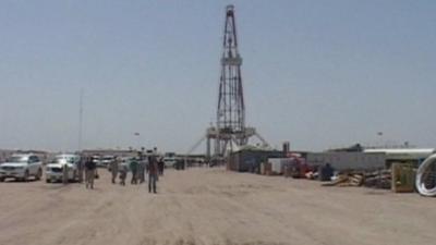 An oil well in Iraq