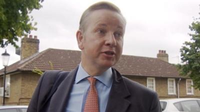 Education Secretary Michael Gove