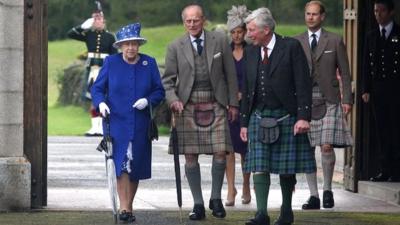 File photo of Royal Family at Balmoral