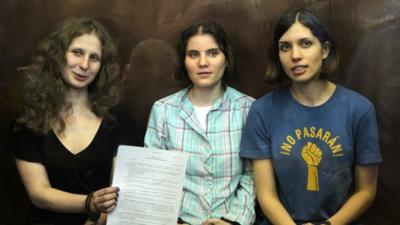 Nadezhda Tolokonnikova, Yekaterina Samutsevich, Maria Alekhina