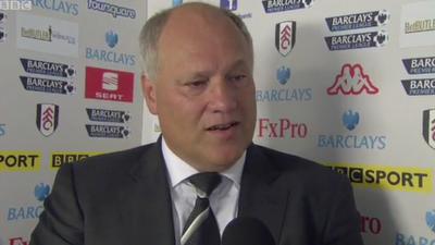 Fulham boss Martin Jol