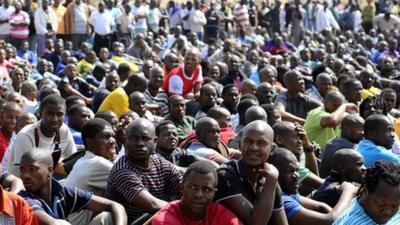 striking miners