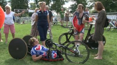 Paralympic cyclists