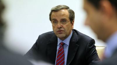 Greece's Prime Minister Antonis Samaras