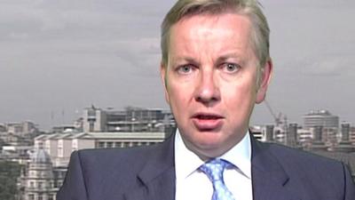 Education Secretary Michael Gove