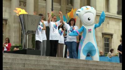 Cauldron and Mandeville mascot