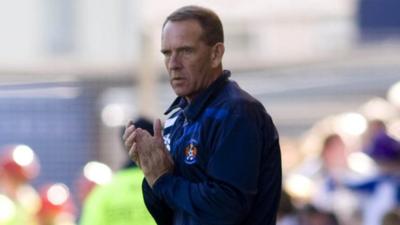 Kilmarnock manager Kenny Shiels