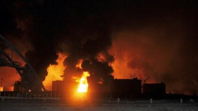 Fire at Venezuela's largest oil refinery Amuay