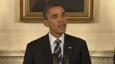 President Barack Obama at the White House