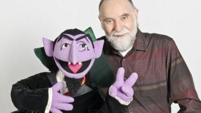 Puppeteer Jerry Nelson and Count von Count