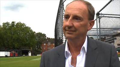 BBC cricket correspondent Jonathan Agnew