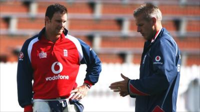 Andrew Strauss and Peter Moores