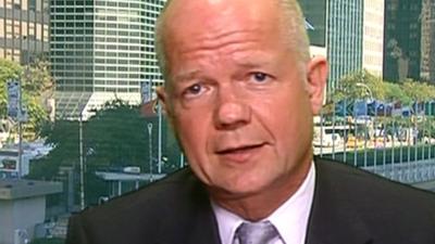 Foreign Secretary William Hague