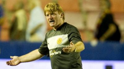 Motherwell manager Stuart McCall